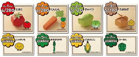 お野菜のペーパークラフト お野菜にゅーす